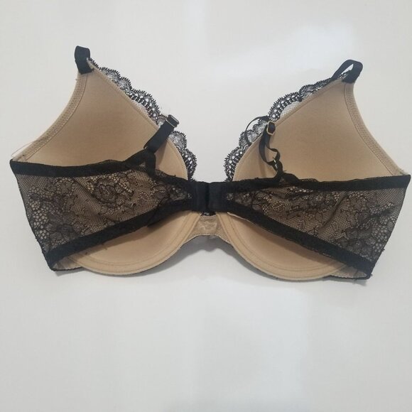 NWT Natori Women's Vivid Full Fit Contour Underwire Bra Size 32D Color Black/Caf - Picture 5 of 8